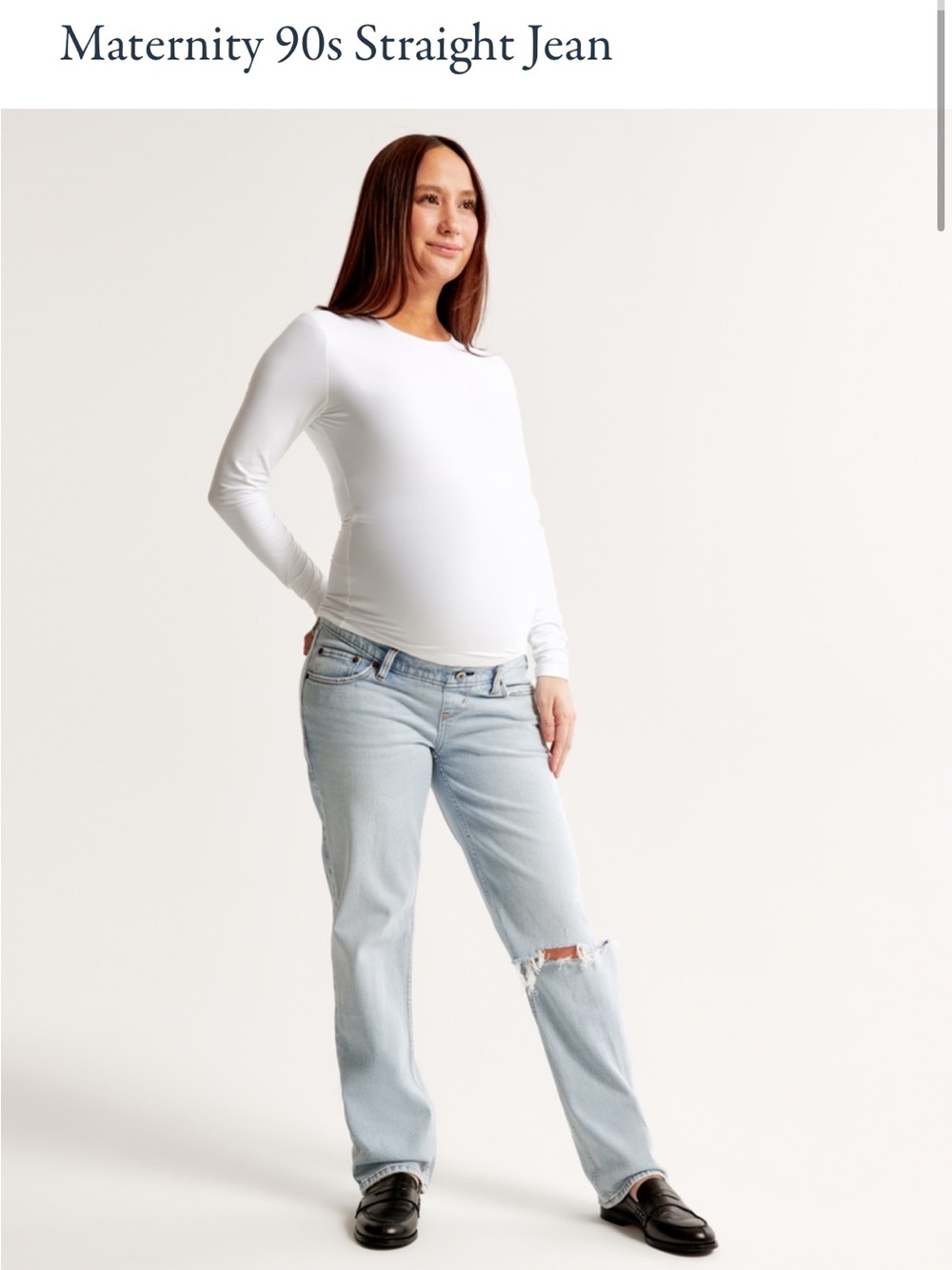 Abercrombie & Fitch Light Destroy Boyfriend Jeans - Light Blue